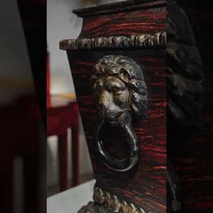 Extremely Rare Pair of Regency Cast-Iron Sarcophagus Shaped Strong Boxes | Loveday Antiques