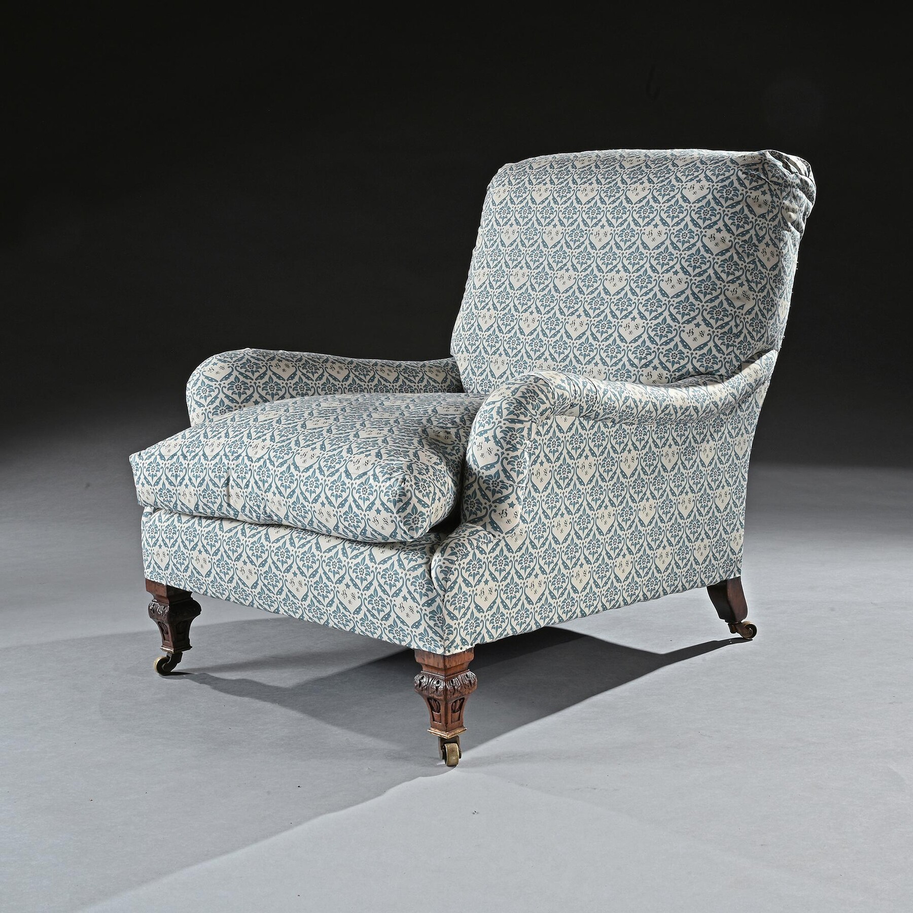 Howard and Sons, Grafton, Armchair, 19th Century, Berners St