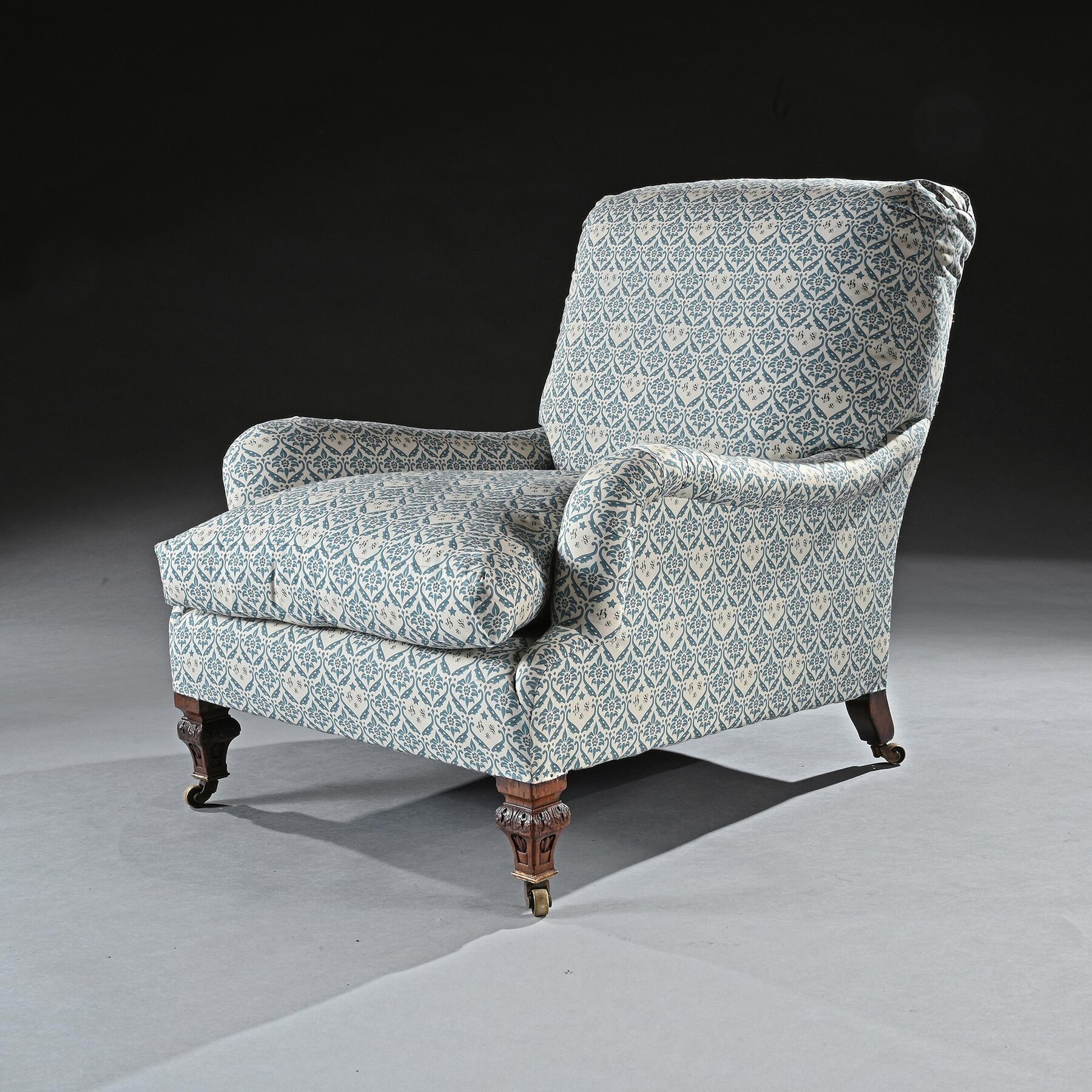 Howard and Sons Grafton Armchair 19th Century