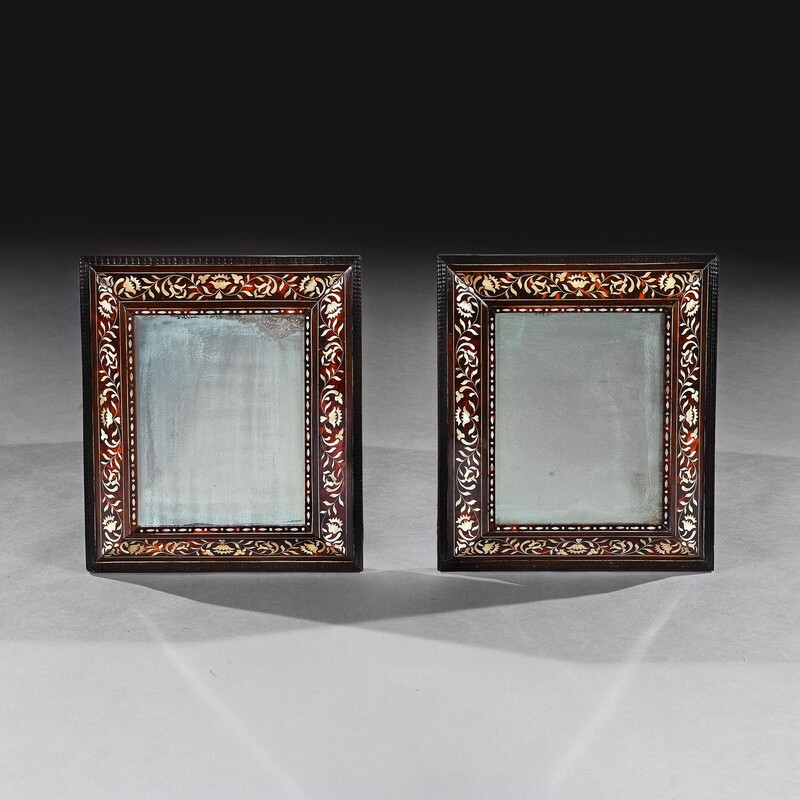 Spanish Colonial, tortoiseshell, mother of pearl, mirror, mirrors, Peru, Mexico