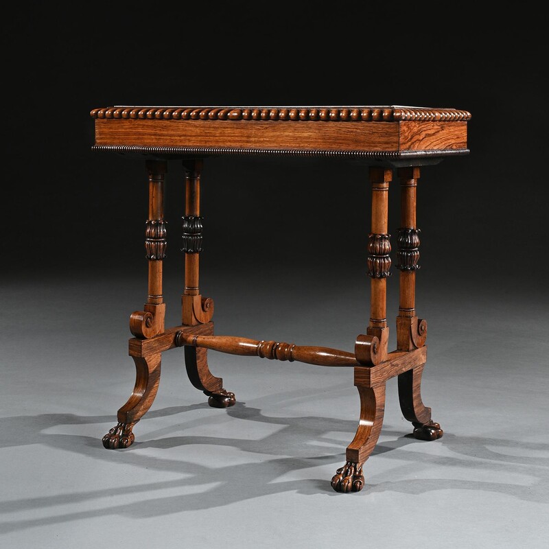 gillows, rosewood, jardiniere, flowers, regency