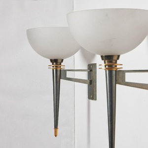 French Wall Appliques / Lights Attributed To André Leon Arbus & Gilbert Poillerat