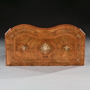 18th Century, German, Walnut, Pewter, Ivory, Marquetry, Serpentine, Commode