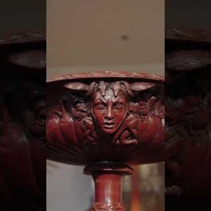 Huge Italian Grand Tour Rosso Antico Marble Tazza Attributed To Benedetto Boschetti Mid 19th Century