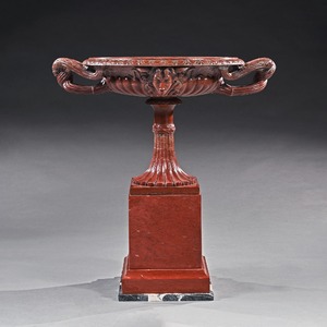 will fisher, tazza, benedetto boschetti, grand tour, marble, rosso antico, italian 