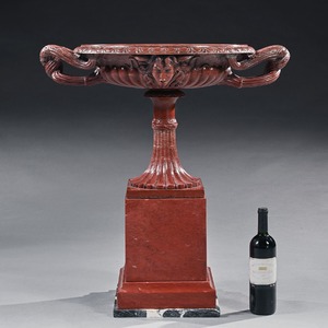 will fisher, tazza, benedetto boschetti, grand tour, marble, rosso antico, italian 