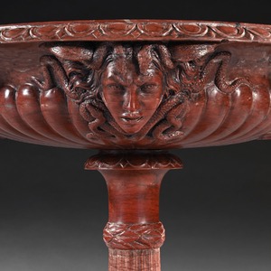 will fisher, tazza, benedetto boschetti, grand tour, marble, rosso antico, italian 