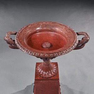 will fisher, tazza, benedetto boschetti, grand tour, marble, rosso antico, italian 