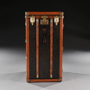 Goyard, Steamer, Trunk, Paris, French, 20th century, Vintage, Goyardine