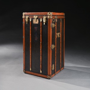 Goyard, Steamer, Trunk, Paris, French, 20th century, Vintage, Goyardine