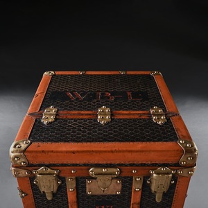 Goyard, Steamer, Trunk, Paris, French, 20th century, Vintage, Goyardine