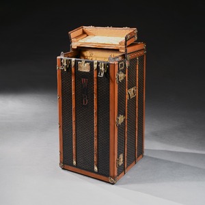 Goyard, Steamer, Trunk, Paris, French, 20th century, Vintage, Goyardine