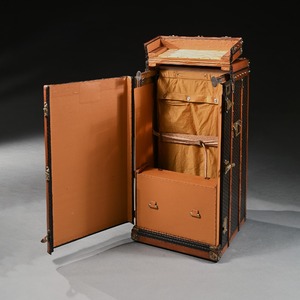 Goyard, Steamer, Trunk, Paris, French, 20th century, Vintage, Goyardine