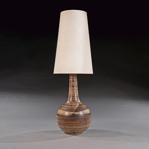 Mid Century, French, Ceramic, Lamp, of Monumental, Size, Scale