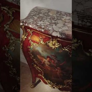 Gilt Bronze Mounted 19th Century French Kingwood and Vernis Martin Petit Commode | Loveday Antiques