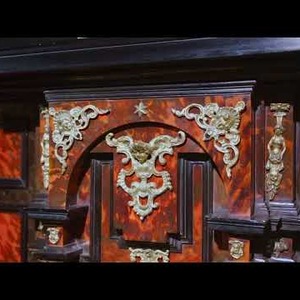 Pair of 17th Century Spanish Baroque Gilt Bronze Mounted Ebonised and Tortoiseshell Cabinets on Stands 
