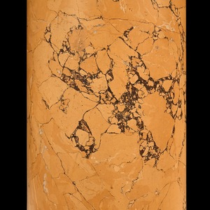 A Fine Matched Pair of 19th Century Italian Scagliola Columns in Imitation of Siena Marble