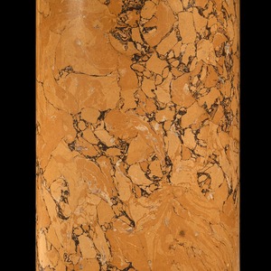A Fine Matched Pair of 19th Century Italian Scagliola Columns in Imitation of Siena Marble