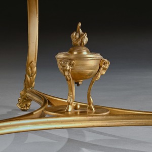 gilt bronze, gueridon, table, French, marble, neoclassical 