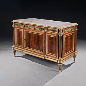 An Important 19th Century French Henry Dasson Commode in the Louis XVI Style After the Model by Weisweiler