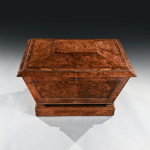 Late Regency George IV Period Wine Cooler Cellarette in Pollard Oak of Exceptional Colour and Patina