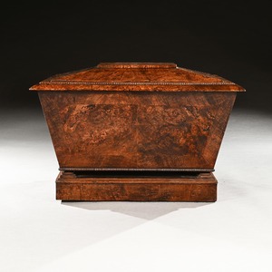 Late Regency George IV Period Wine Cooler Cellarette in Pollard Oak of Exceptional Colour and Patina