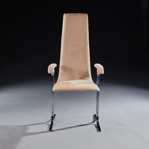 Set of Eight Mid Century High Back Lisse Dining Chairs Designed by Tim Bates for Pieff 