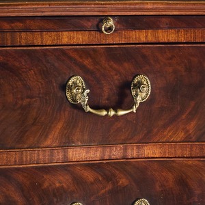 Henry Hill Of Marlborough George III Serpentine Mahogany Commode
