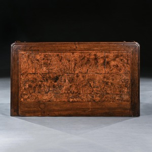 Rare Early 18th Century Louis XV Provincial Burr Elm Mazarin Commode 