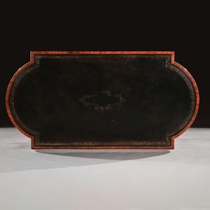 Regency Mahogany Partners Writing Table In The Manner Of George Smith 