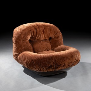 Rare Pair of Early Ligne Roset Vintage Armchairs 1970s Michel Ducaroy