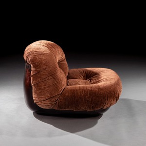 Rare Pair of Early Ligne Roset Vintage Armchairs 1970s Michel Ducaroy