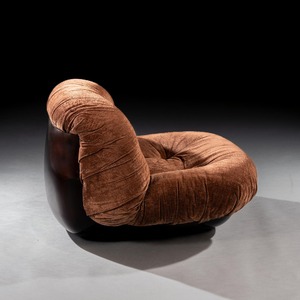 Rare Pair of Early Ligne Roset Vintage Armchairs 1970s Michel Ducaroy