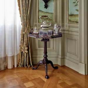 George III Mahogany Octagonal Tripod Table 