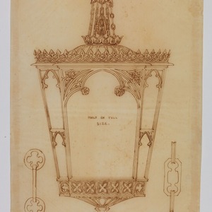 Napoleon Buonaparte’s Regency Gilt Brass Hall Lantern Supplied by George Bullock For Use at St Helena