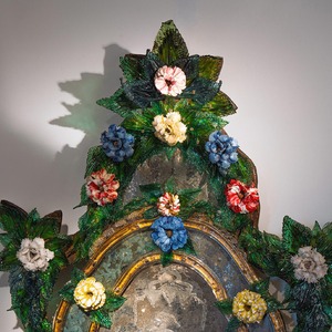 Pair of 18th Century Venetian Murano Glass Mirrors