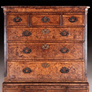 George I Period Walnut Chest on Chest or Tallboy of Exceptional Colour and Patination