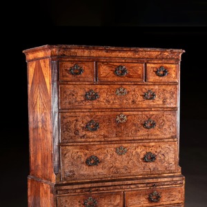 George I Period Walnut Chest on Chest or Tallboy of Exceptional Colour and Patination