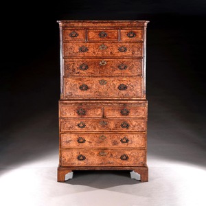 George I Period Walnut Chest on Chest or Tallboy of Exceptional Colour and Patination