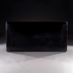 Late 19th Century French Ebonised Bureau Plat Writing Table 