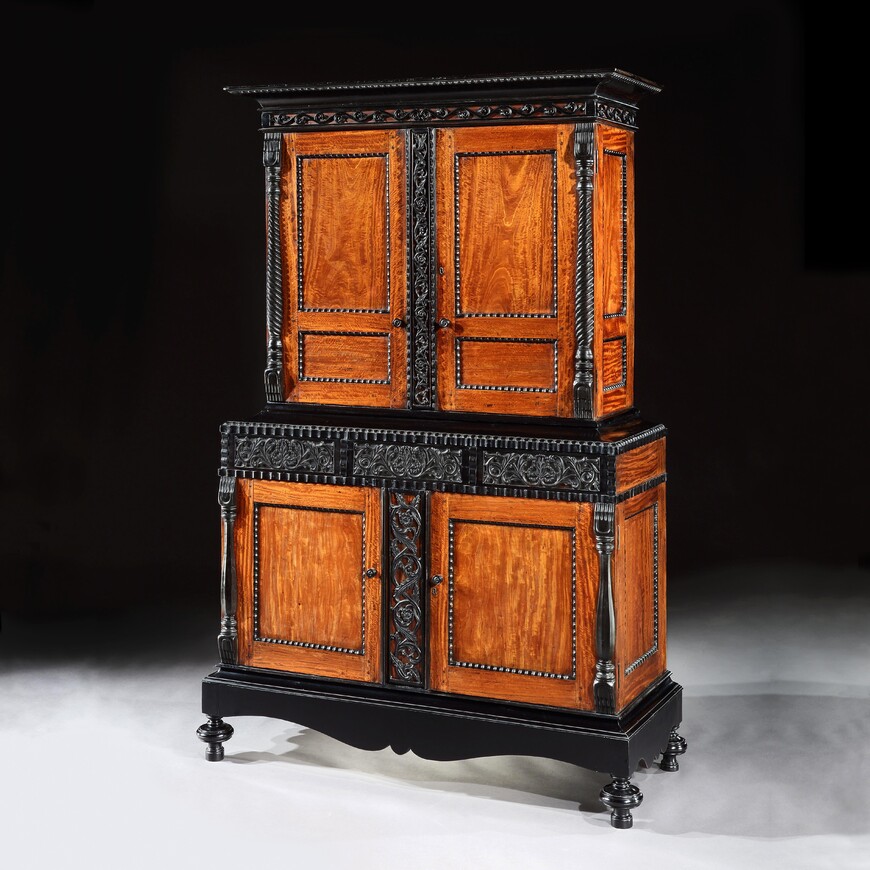Indo-Dutch Satin Wood Chest From Ceylon -18thC Indo-Dutch Satin Wood Chest From Ceylon -18thC