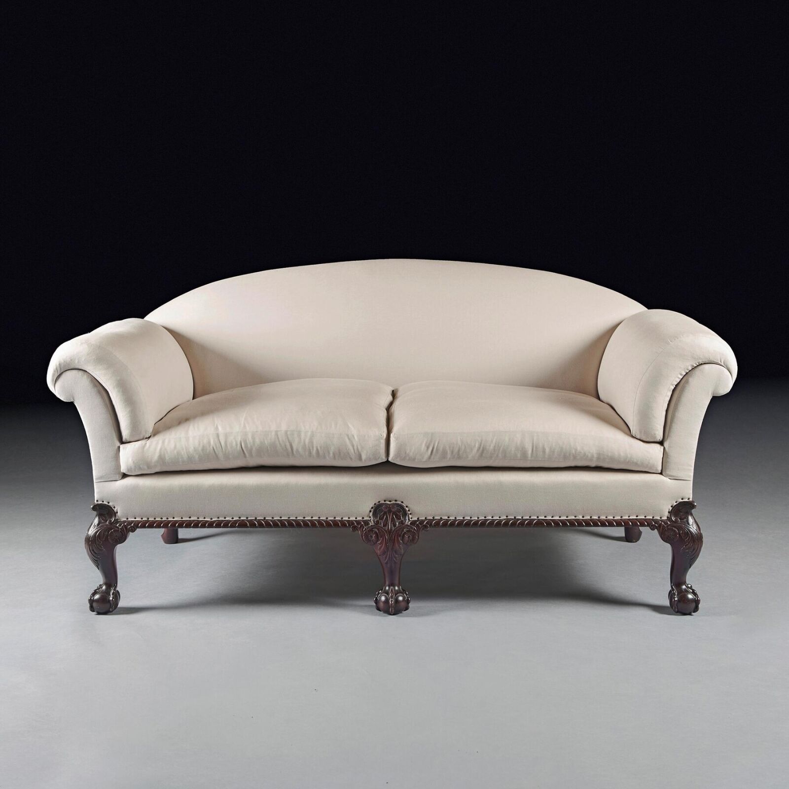 Fine 19th Century Ball and Claw Sofa after Howard and Sons